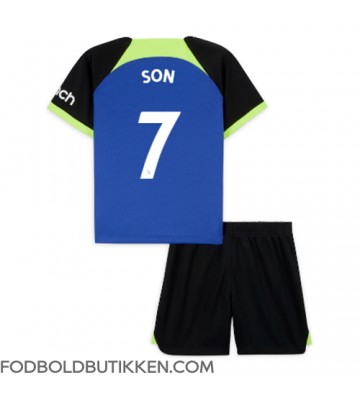 Tottenham Hotspur Son Heung-min #7 Udebanetrøje Børn 2022-23 Kortærmet (+ Korte bukser)